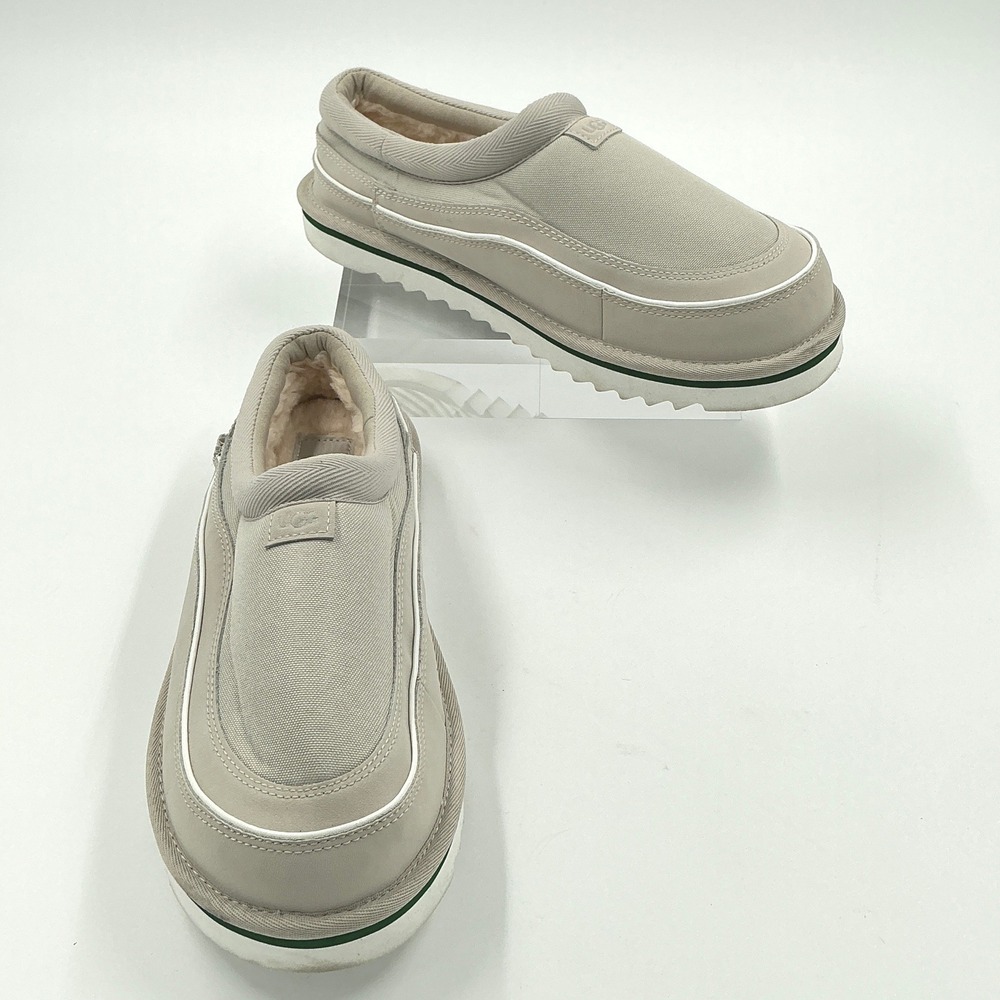 UGG Mens Size 9 Tasman Hybrid Slipper Sneakers SLIP ON Taupe NEW Cali Wave $137 - Picture 3 of 13